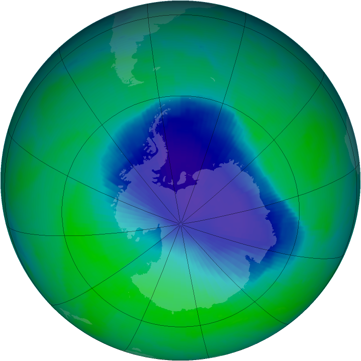 Ozone Map 1999-11-27